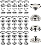 Heavy Duty Snap Button Kit 240 PCS 60 Sets Stainless Steel 15MM NEW Model