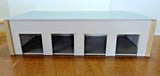 UNFINISHED-CUSTOM BUILT STURDY/QUALITY 4 CAR GARAGE KIT 1:24/25 Scale Diorama! Model