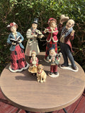 O¡¯Well Victorian Christmas Carolers Figurines 7 Pc Set Large 15¡± Holiday Decor Model