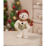 Bethany Lowe Christmas Caroling Snowman Figurine TD0042 New Free Shipping Model