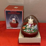 Magic Decoration Bear Figurine with Music and Light Christmas Decor Model