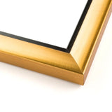 4x5 Gold With Black Lip Wood Frame UV Acrylic and Acid Free Foam Board Model