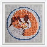 RTO counted cross stitch kit "Fox", 11x15cm, DIY Model