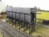 Ho 1/87 Scale Coal bunker (6 chutes with sides) laser cut building kit. Model