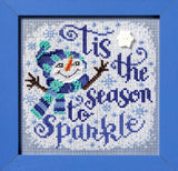 MILL HILL Buttons Beads Kit Counted Cross Stitch SPARKLE Snowman MH14-2633 Model