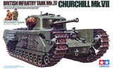 Tamiya 35210 WWII British Churchill Mk VII Tank 1/35 Scale Plastic Model Kit Model