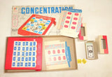 Concentration Milton Bradley Board Game 14th ED 1970 Complete Picture Puzzle Model
