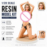 1/20 Summer Girl Anime Resin Figure Garage Kit Unpainted DIY Assembly Model