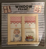 Another Look Craft Needlework Double Window Frame Girl Berries Window Shades New Model