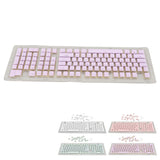 Keyboard Keycaps 130 Keys ABS Two Color Injection Molding OEM Height Ergonomic Model