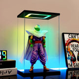 Action Figure Display Case 13" Tall Acrylic 1/6 Scale Figurine RGB LED Light Box Model