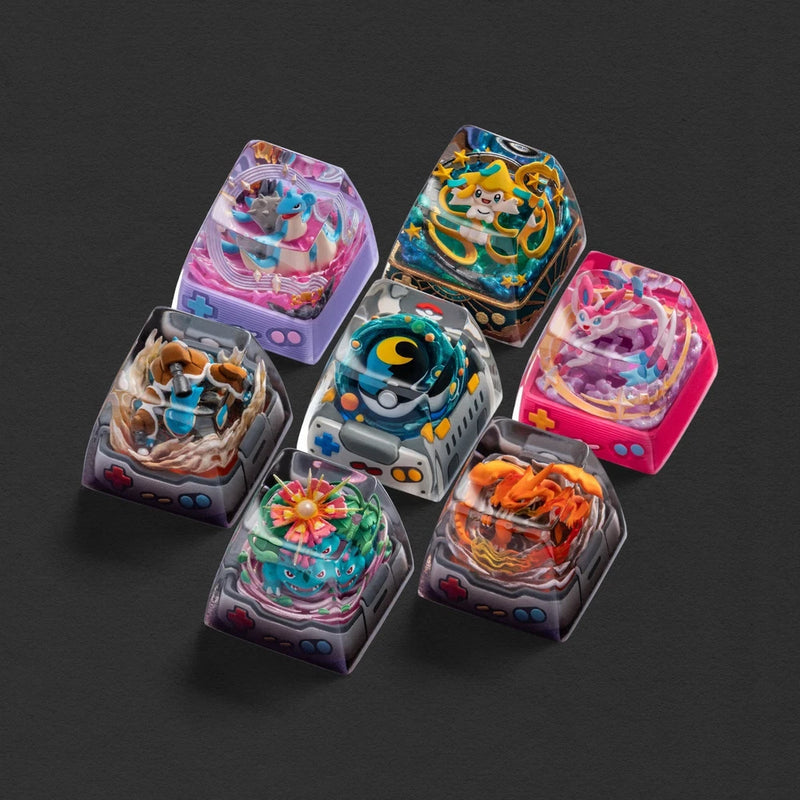S-Craft Artisan Pokemon Keycaps from Batch 10 (2024) - New/Unused/Unmounted Model