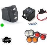 DIY LED Turn Signal Street Legal Kit For Polaris RZR Ranger General UTV ATV SXS Model