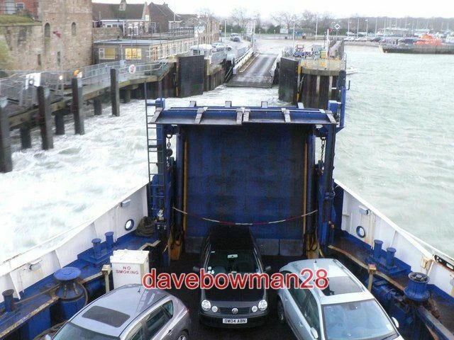 PHOTO  LUCKY TO GET ON BOARD THE KINDLY FELLOWS OF WIGHTLINK FERRIES SQUEEZED MY Model