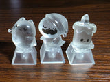 Crystal Ghost Artisan Keycap Set (3) ¨C Handmade Resin | Cherry MX Compatible Model