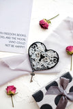 DIY Jewelry making kit "The key to the heart-2", Seed beaded brooch, Bead Model