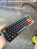 Custom Lucky65 Mechanical Keyboard Rock Tactile Switches Mictlan Keycaps Model