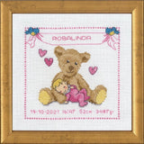 Permin counted cross stitch kit "Rosalinda", 19x19cm, DIY, 92-9712 Model