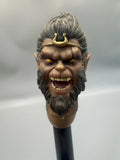 1/6 Male Monkey King Roaring Head Sculpt For 12