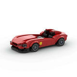 MOC Car Ferrari Monza SP2 Red Building Block Model Kit Toy Gift 235 Pcs Model