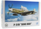 Premium Hobbies P-51B "Ding Hao" 1:48 Plastic Model Airplane Kit 136V Model