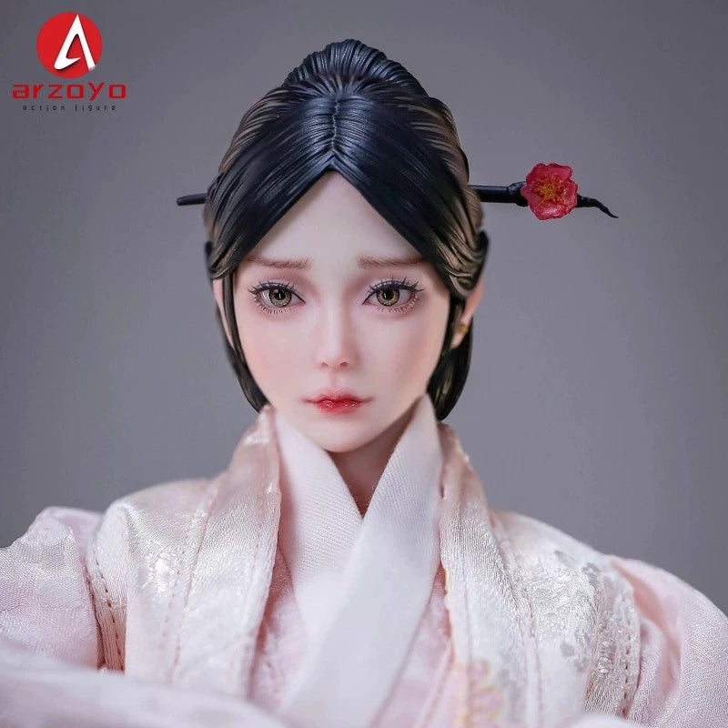 LZ TOYS 1/6 SET019 Ancient Beauty Movable Eyes Head Sculpt Model Fit 12'' Figure Model