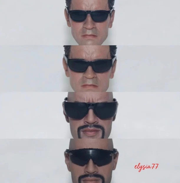 Male Soldier Sunglasses 1Set Fits for 12" Action Figure Model 1/6 Collectibles Model