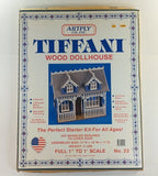 Artply Vintage Tiffani Wood Dollhouse Starter Kit Number 22 All Ages 4 Rooms USA Model