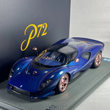 1/18 Peako Model #83809 DeTomaso P72 2025 Blue Met Limited 30 pcs serial #1/30 Model