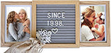 Personalized Picture Frame with Custom Letter Board ¨C Two Photo Display fo Model