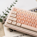MOA Profile PBT Jelly Keycaps Set 132 Keys Fits 61/64/87/104/108 Keyboard Model