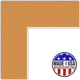 ArtToFrames Custom Yellow Amber Picture Photo Frame Mat Matting Board Model