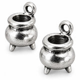 Cauldron Charms 12mm Witch Halloween Magic DIY Pendants C009772 - 5, 10 Or 20PCs Charms