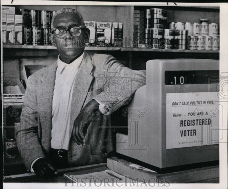 1966 Revpeter Kirksey Democratic Party Nomination School Board 7x8 Wirephoto Model