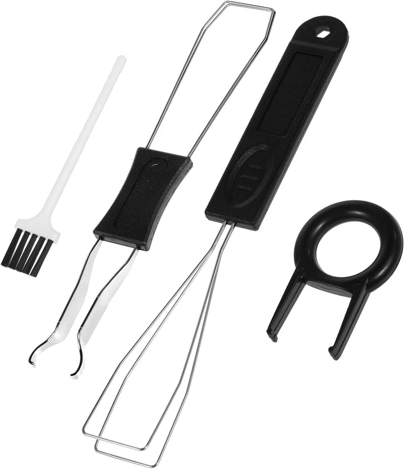 4PCS Keyboard Key Remover Tool Keycap Puller & Cleaning Brush Kit Model