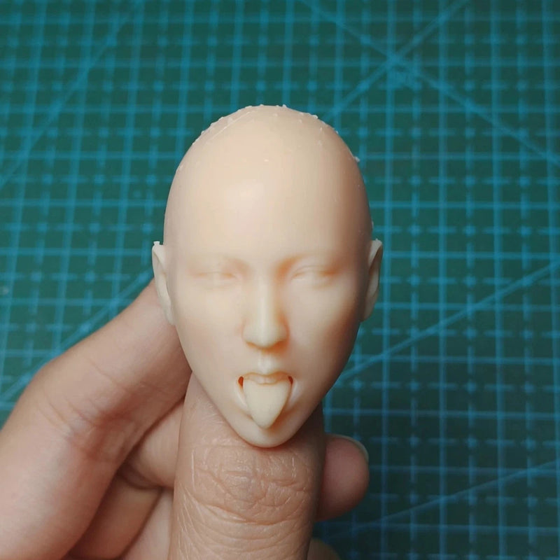 1/6 Janpanese   Cute Expression  Head Sculpture star Model For 12inch Model