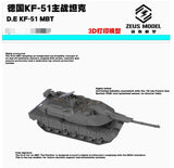 1/72/87/144 Germany KF-51 MBT Main Battle Tank Unpainted Model Kit 3D Printed Model