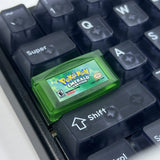 Pokemon Inspired Keycap Cartridge Emerald for Cherry MX switch Model