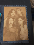 Black Pink Custom Engraved Wood Board Photo 6
