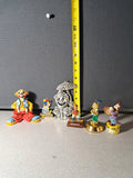 Vintage Clown Lot Trinket Box, Ornament, Earring Display & Figurines #5203L406 Model