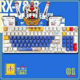Anime Mecha Cartoon PBT Keycaps For Mechanical Gaming Keyboard Keycaps Gifts Model