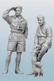 1/35 British Armored Crew Soldiers RESIN FIGURE MODEL KIT Unassembled Unpainted Model