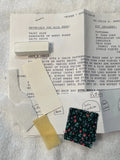 Wicker Sofa Kit DIY Vintage New for miniature dollhouse possibly 1/4" w/ fabric Model