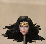 1/6 1:12 1/18 Head Sculpt Wonder Woman Beauty for 12'' 6'' 3.75''Figure Body Toy Model