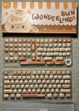 Akko Bun Wonderland Keycap Set ¨C 138 Keys, Cherry Profile, Bread-Themed Model