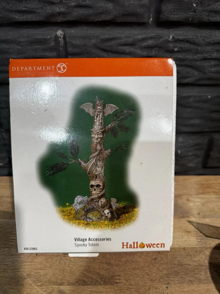 Department 56 53063 Halloween Accessory Spooky Totem Village Town Display Model