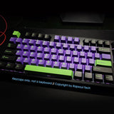 EVA01 EVA-01EVANGELION PBT Doubleshot 126Keycaps setfor MX Mechanical Keyboards Model