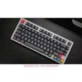 Deep Gray PBT Keycaps Set Dyesublimation Cherry Profile for Mechanical Keyboard Model