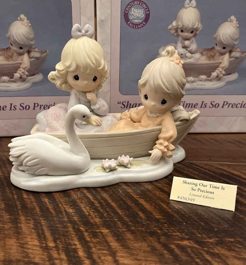 Precious Moments 456349 "Sharing Our Time Is So Precious" limited edition New Model