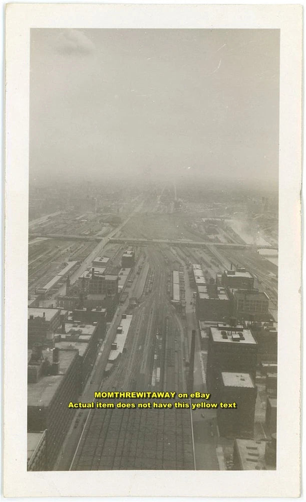 1940s Photo Illinois IL Chicago View Top of Chicago Board of Trade Building #6 Model